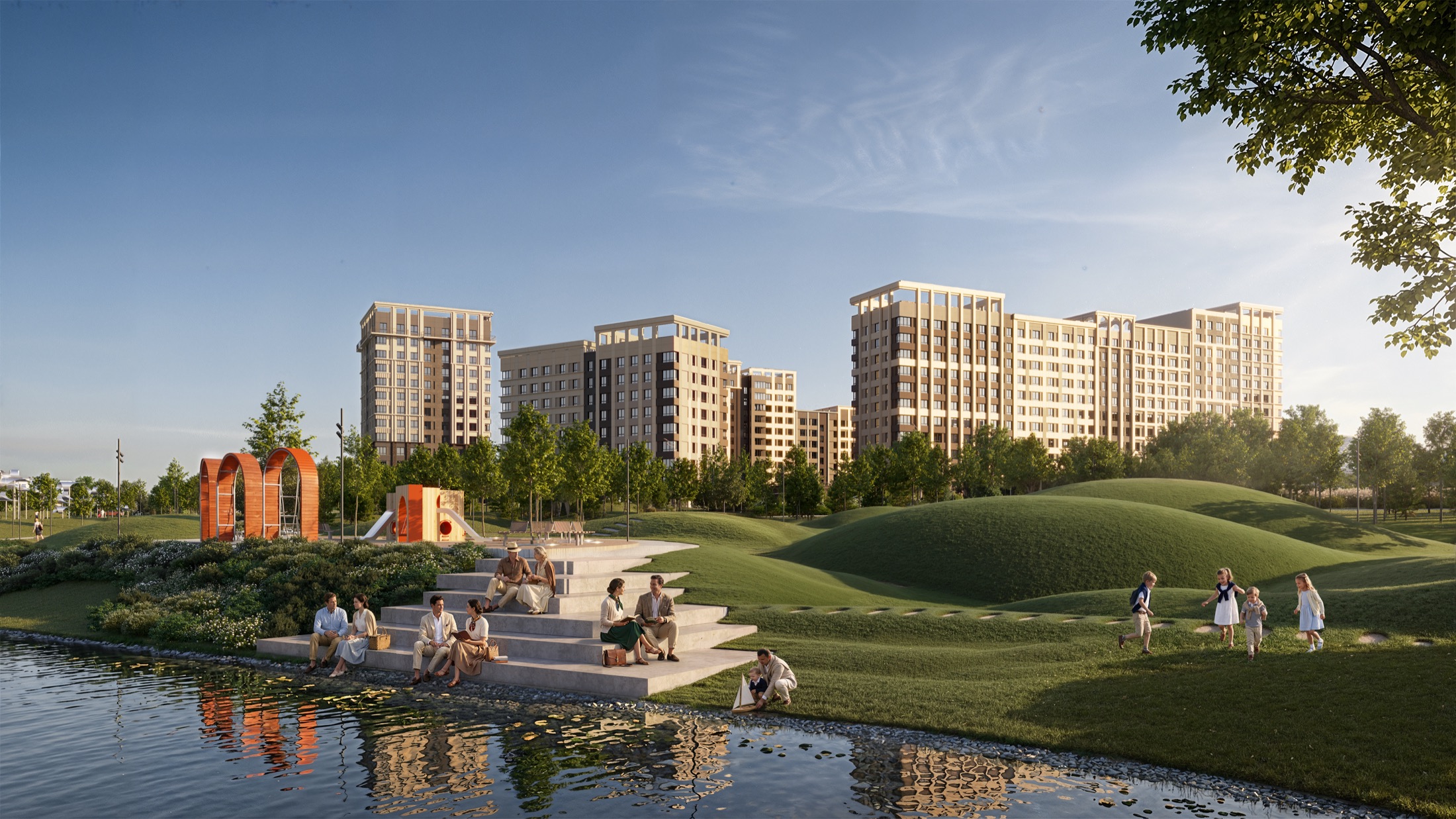 Семейный отдых у воды в Нагории